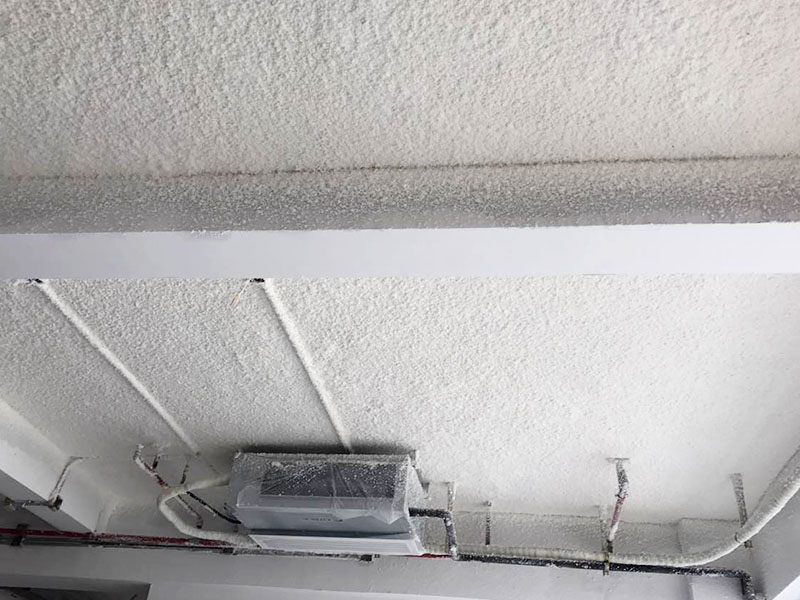 無機纖維噴涂上面是不是可以做涂料？